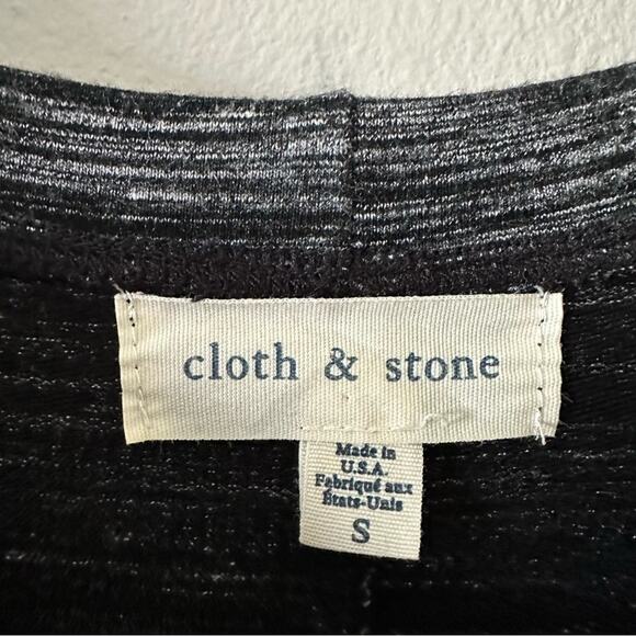 Cloth & Stone Heathered Gray/Black Dress - Picture 5 of 6